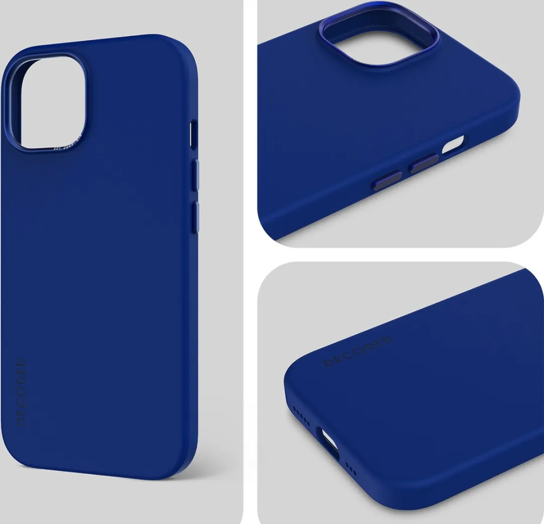 Decoded D24IPO15PLBCS9GB Siliconen Hoesje iPhone 15 Plus - Blauw
