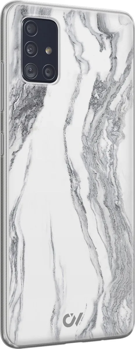 Casevibes Samsung Galaxy A51 Hoesje S/A51/UV/032 - Marble Ivory