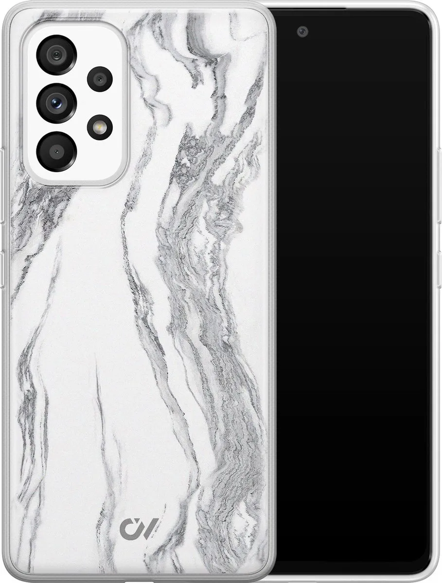 Casevibes Samsung Galaxy A53 Hoesje - Marble Ivory