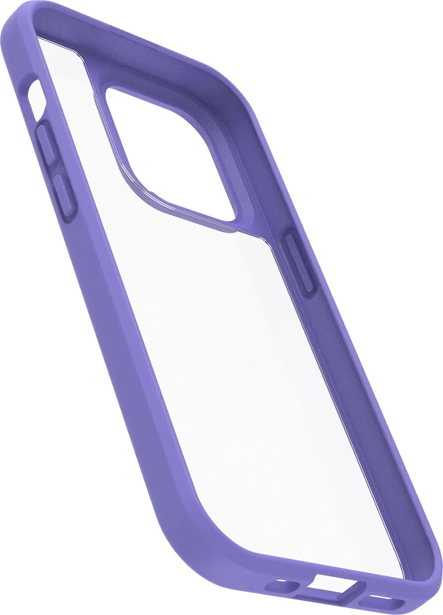 OtterBox React Hoesje 77-88894 - iPhone 14 Pro - Paars Transparant