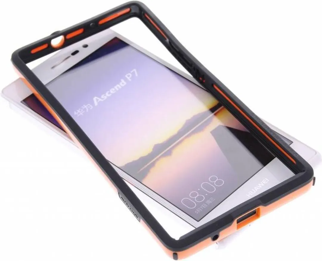 Nillkin Armor-Border Series Hoesje Huawei Ascend P7 - Oranje - afbeelding 6 van 6