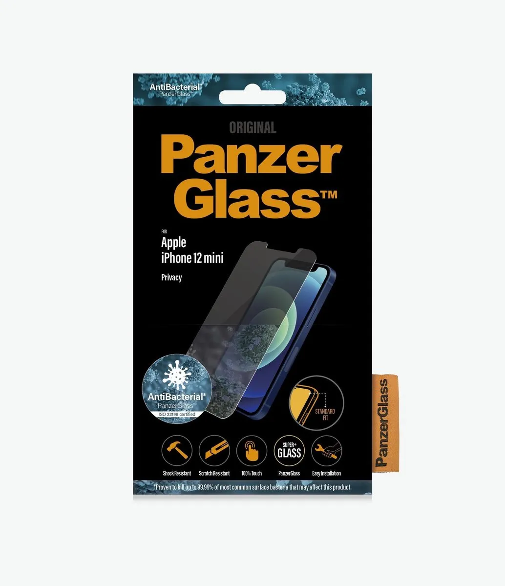 PanzerGlass Gehard Glas Privacy Screenprotector iPhone 12 Mini