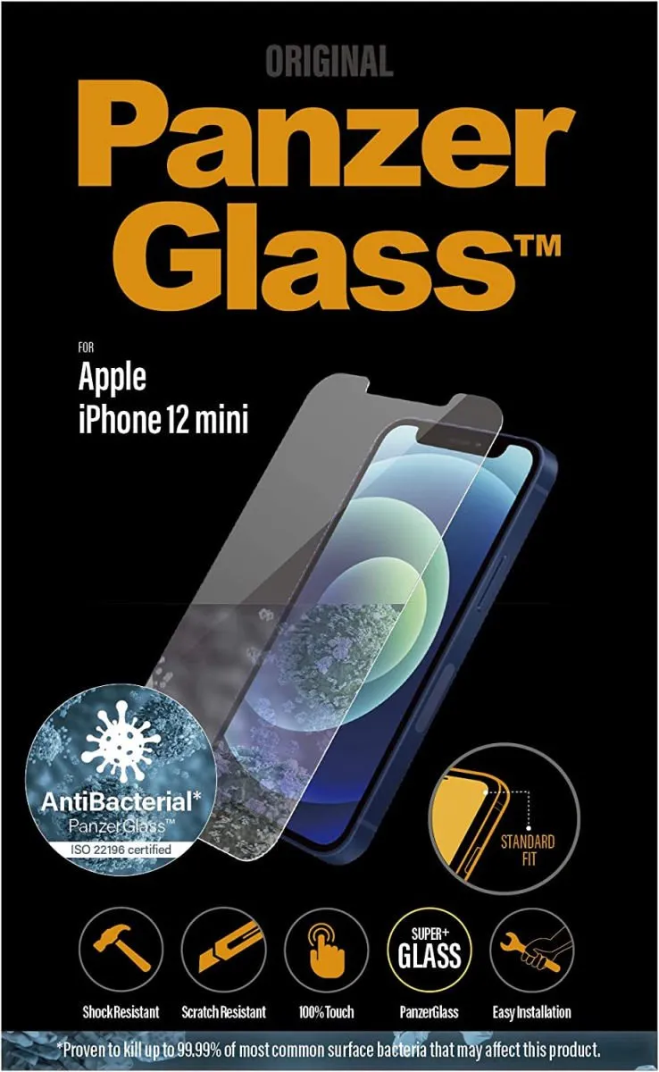 PanzerGlass Gehard Glas Privacy Screenprotector iPhone 12 Mini