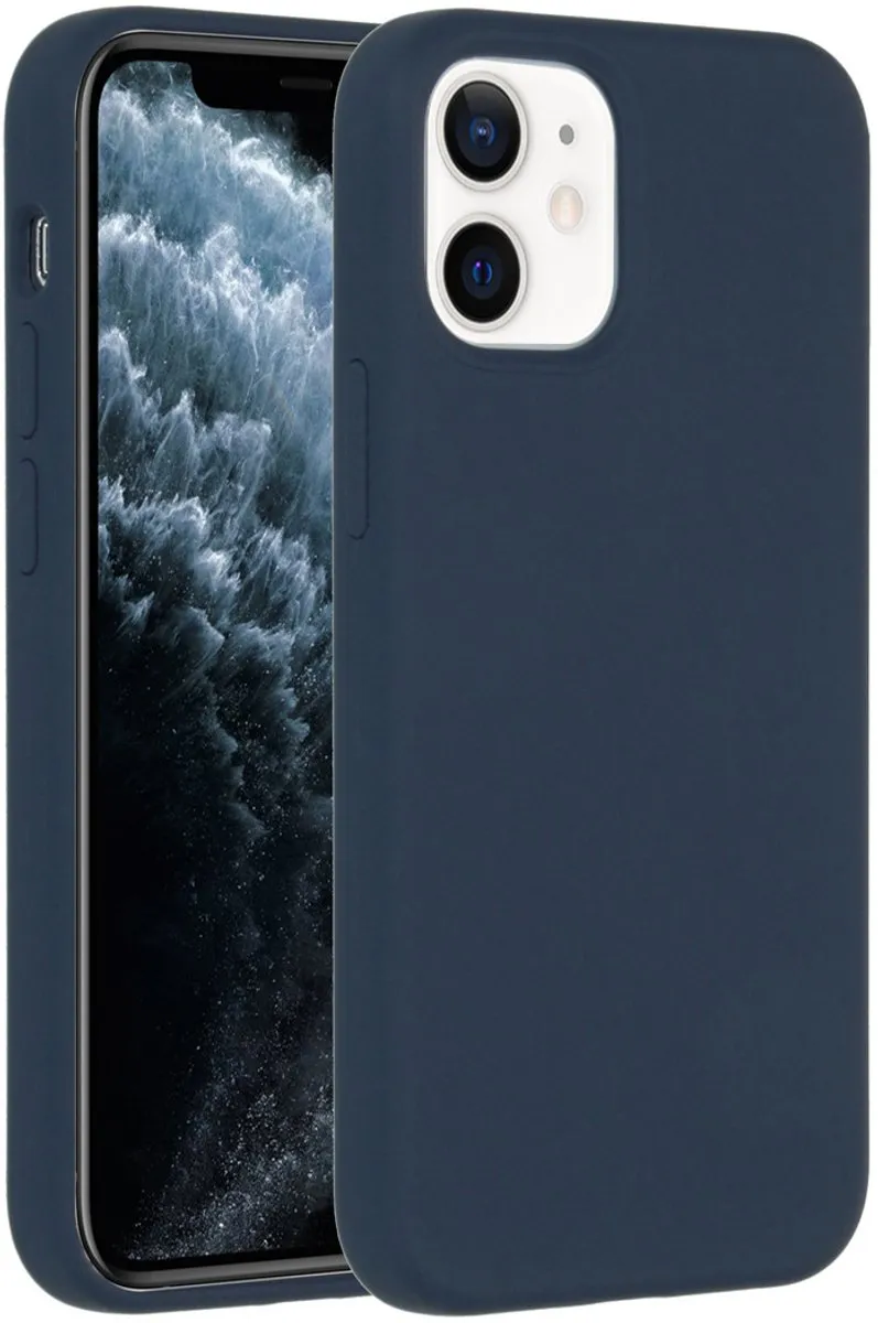 Accezz Hoesje iPhone 12 Mini Donkerblauw