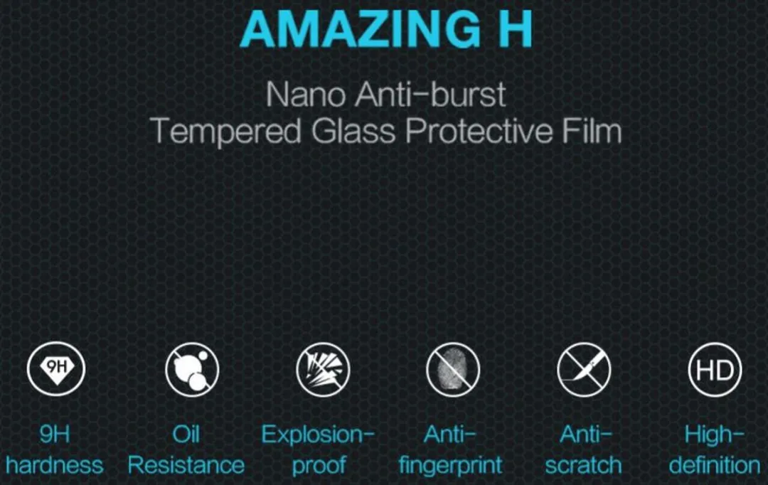 Nillkin Tempered Glass Screenprotector LG Q6 - 9H Nano - afbeelding 4 van 6
