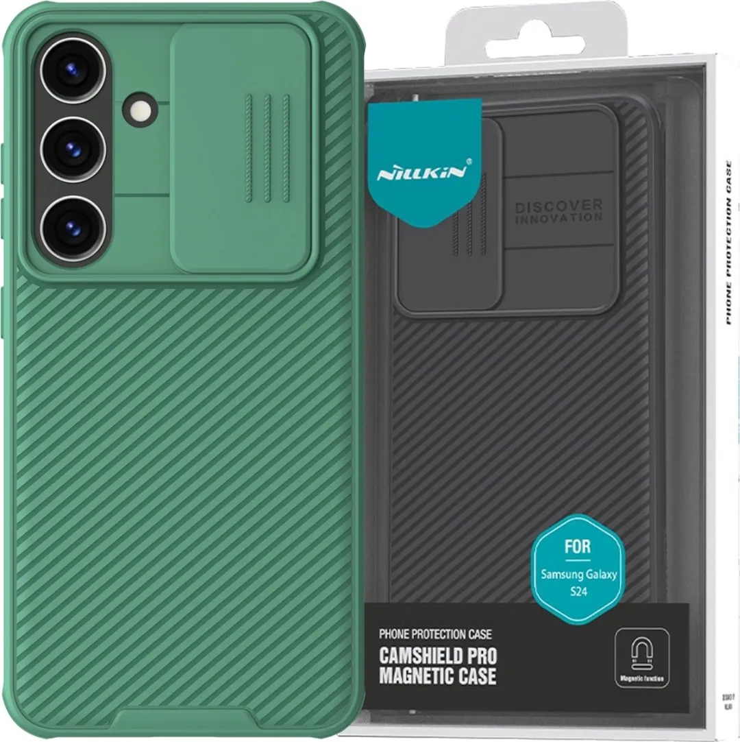 Nillkin CamShield Hoesje Groen - Samsung Galaxy S24