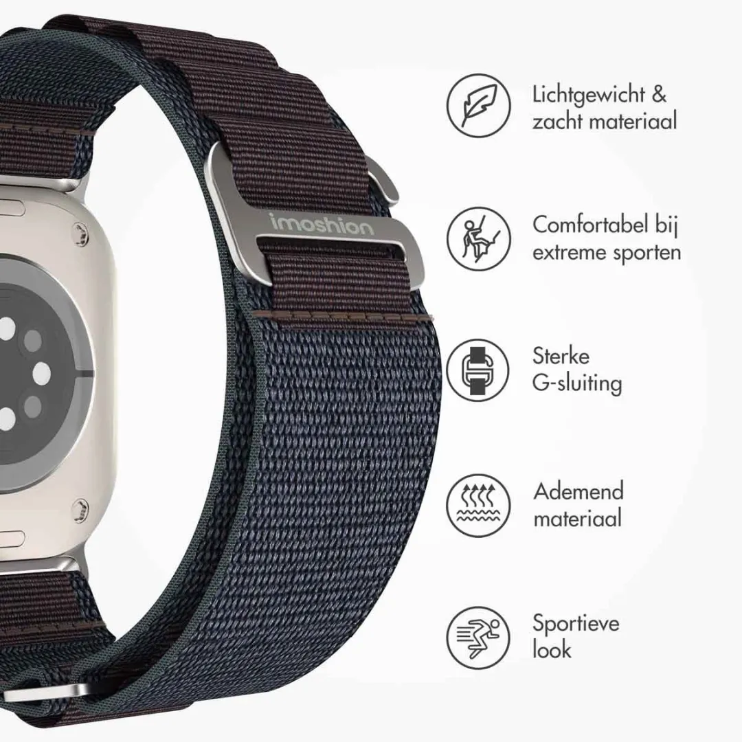 Imoshion Nylon Bandje Apple Watch 42mm - Paars