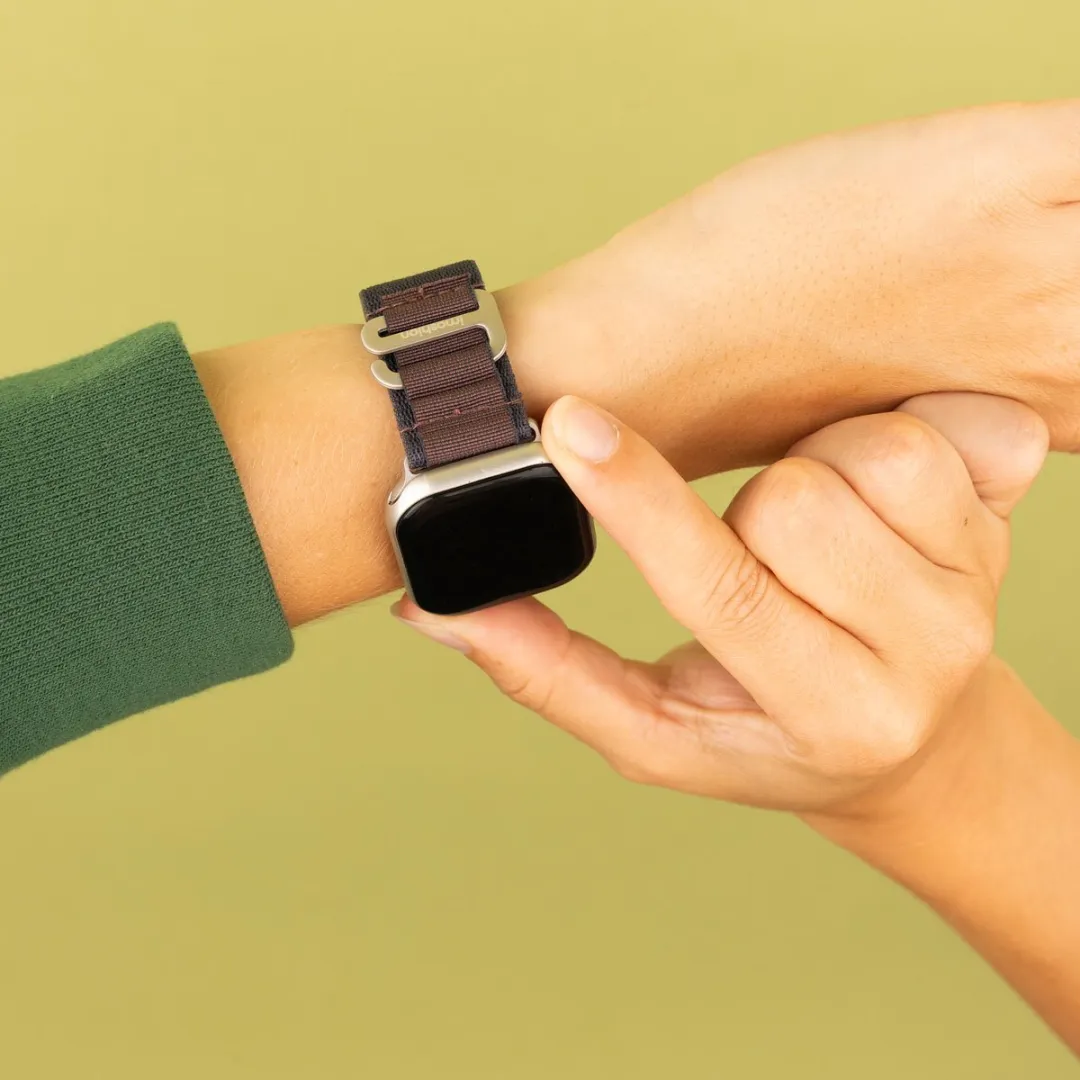 Imoshion Nylon Bandje Apple Watch 42mm - Paars