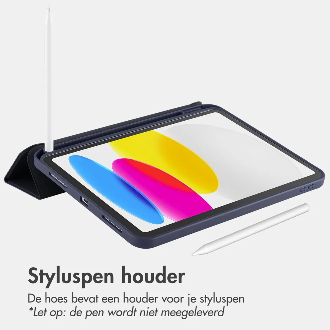 Accezz Tablethoes SH00089073 - Apple iPad 10/11 10.9" - Donkerblauw