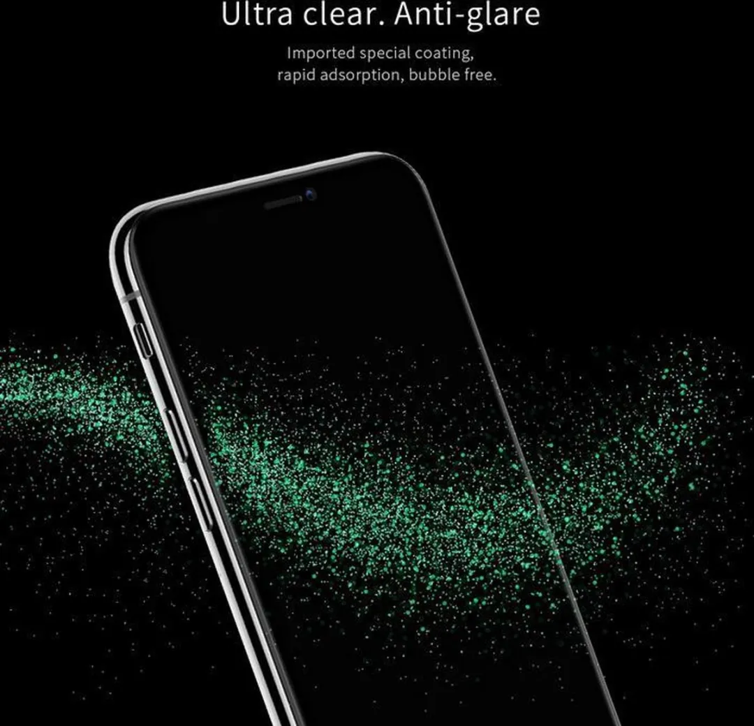 Nillkin Tempered Glass XD CP+MAX iPhone XS Max - Zwart - afbeelding 4 van 5