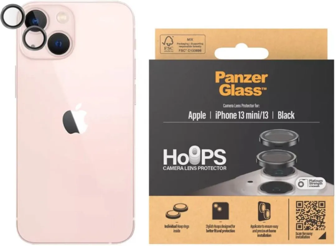 PanzerGlass PZ-1142 iPhone 13 Camera Lens Protector - Case Friendly - afbeelding 6 van 6