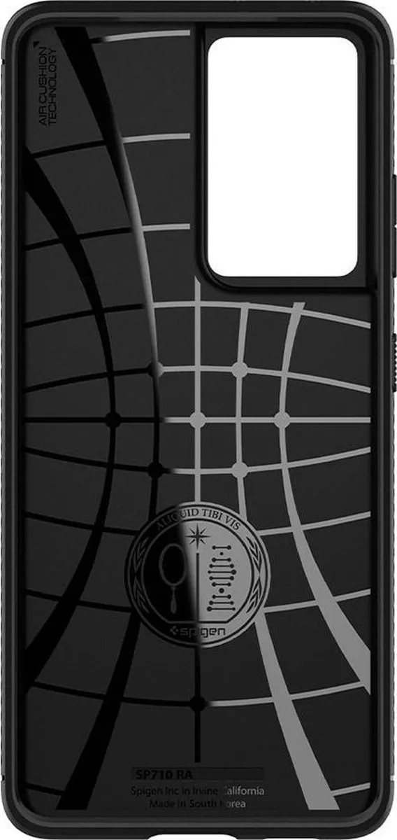 Spigen Samsung Galaxy S21 Ultra Rugged Armor Hoesje - Zwart - mpn-8809756642074 - afbeelding 6 van 6