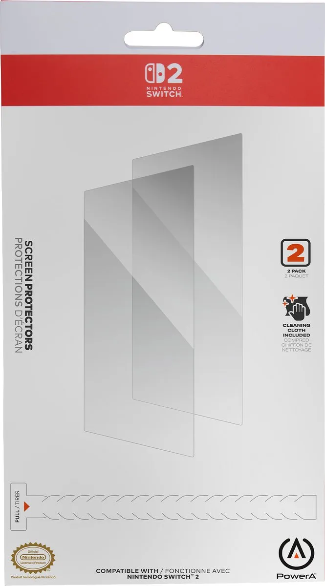 POWERA NSAC0530-01 Schermbeschermer Nintendo Switch 2 - 2 Stuks