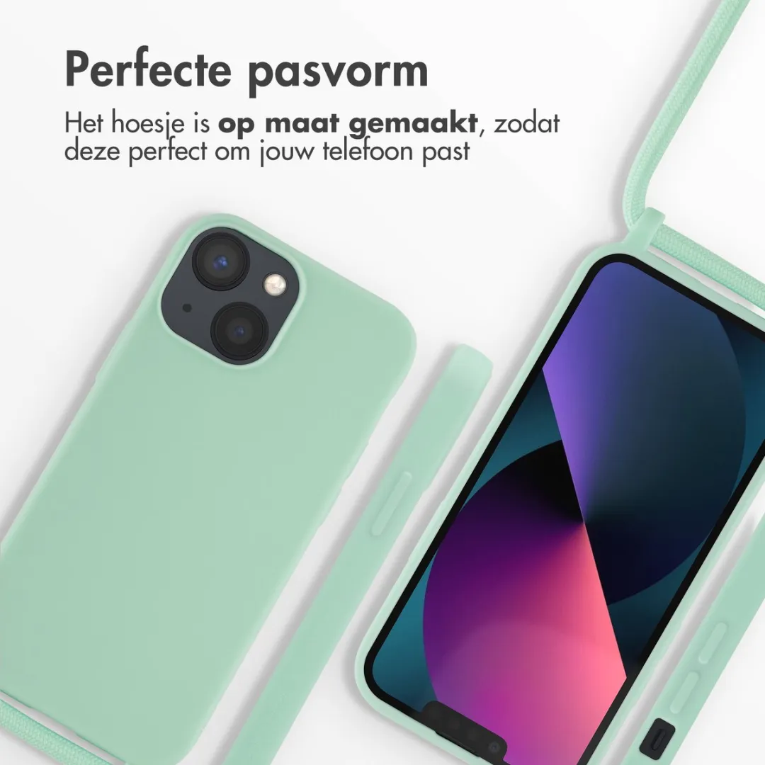 Imoshion iPhone 13 Mini Siliconen Hoesje - Mintgroen - afbeelding 5 van 6