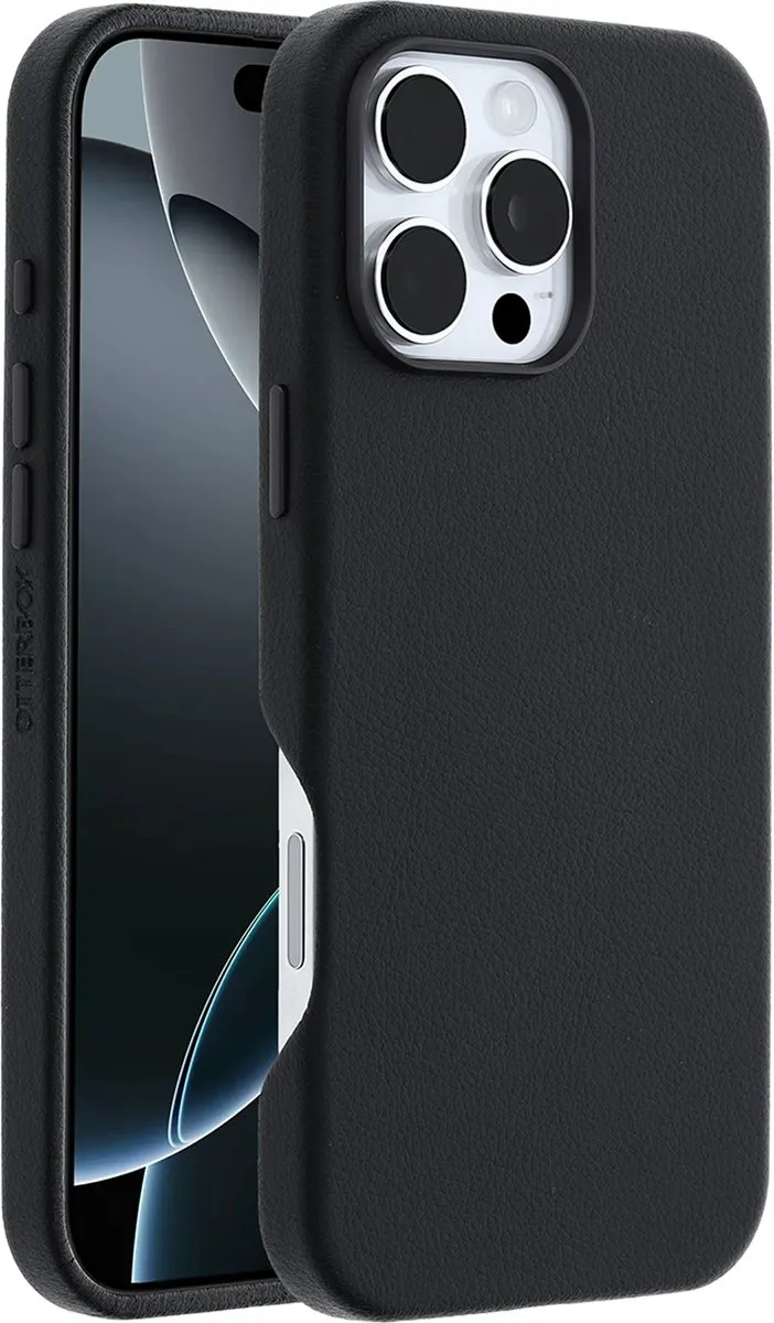 OtterBox Symmetry Cactus Leather Case 77-96333 - iPhone 16 Pro Max - Zwart