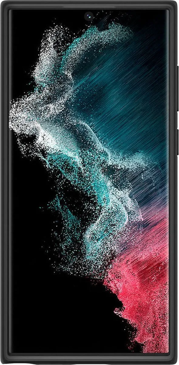 Spigen Thin Fit ACS03911 Hoesje - Samsung Galaxy S22 Ultra - Zwart