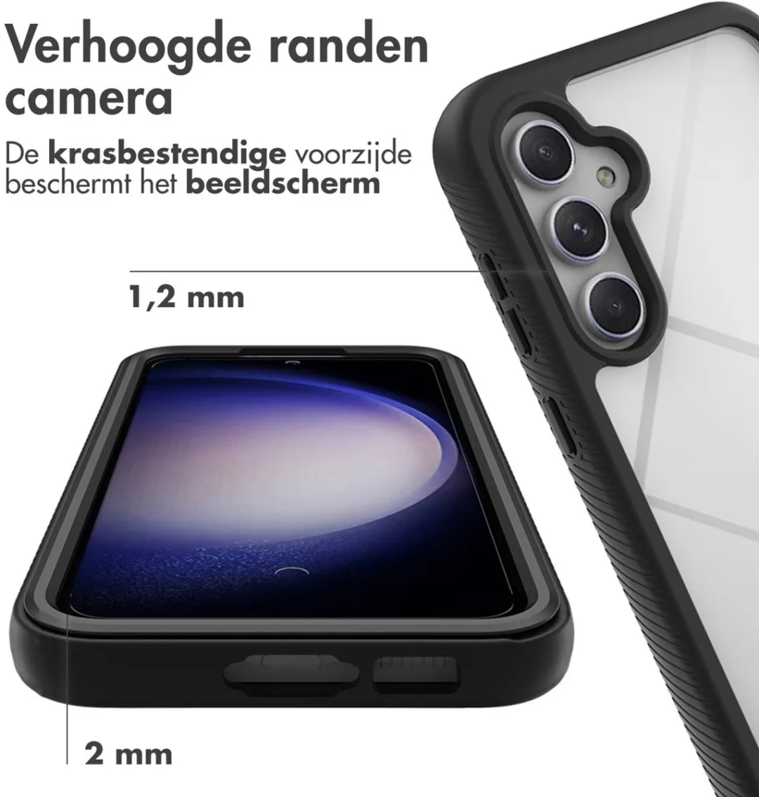 Imoshion Hoesje Samsung Galaxy S23 FE - 360° Beschermend - Zwart