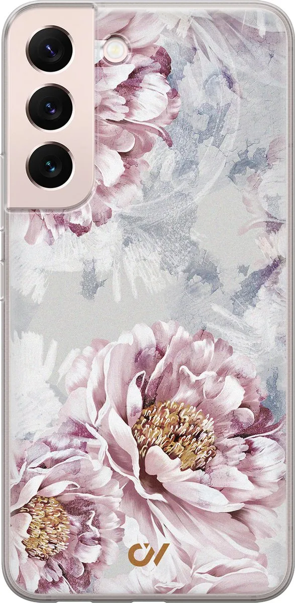 Casevibes Galaxy S22 Hoesje Floral Print