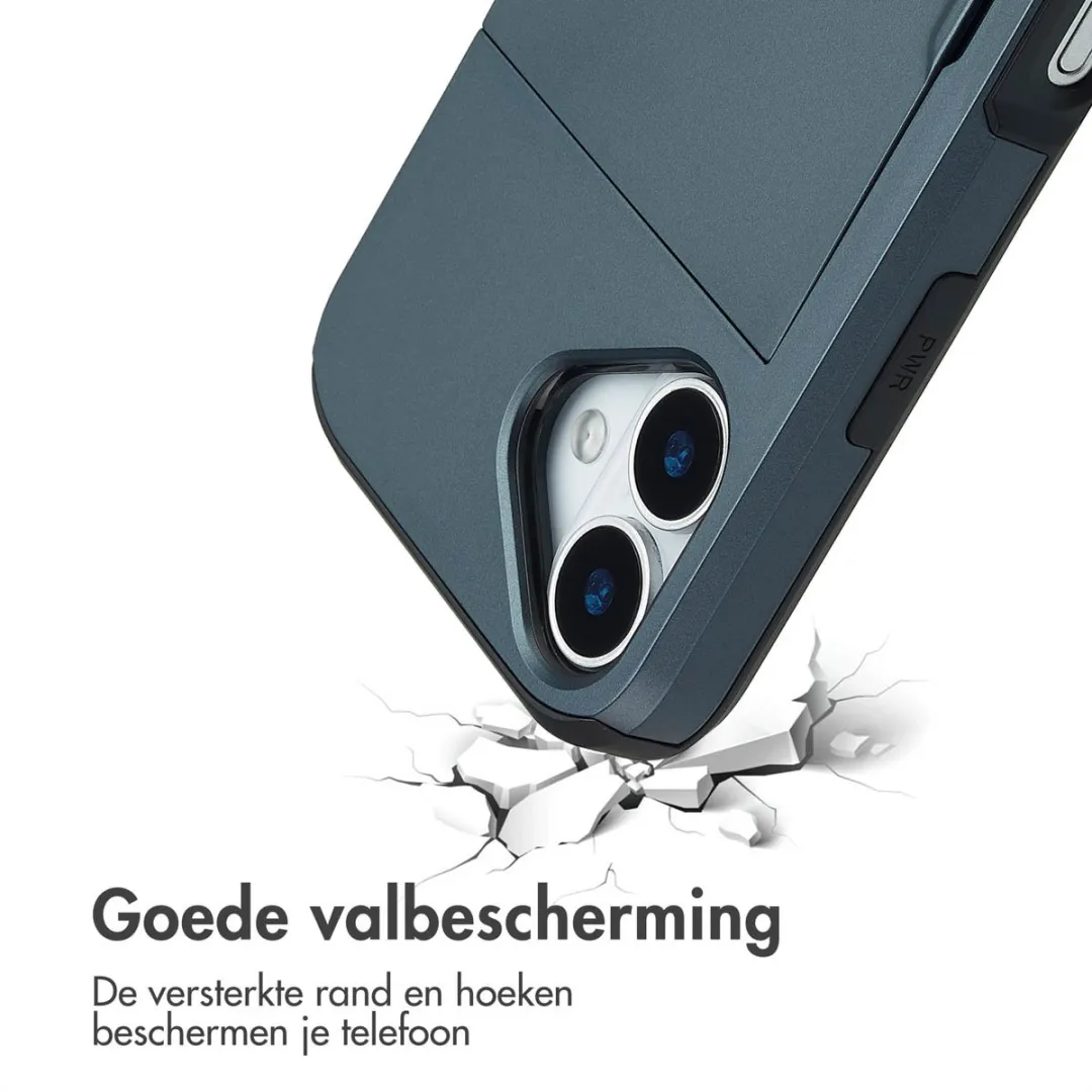 Imoshion Hoesje iPhone 17 - Donkerblauw - 2 Pasjes
