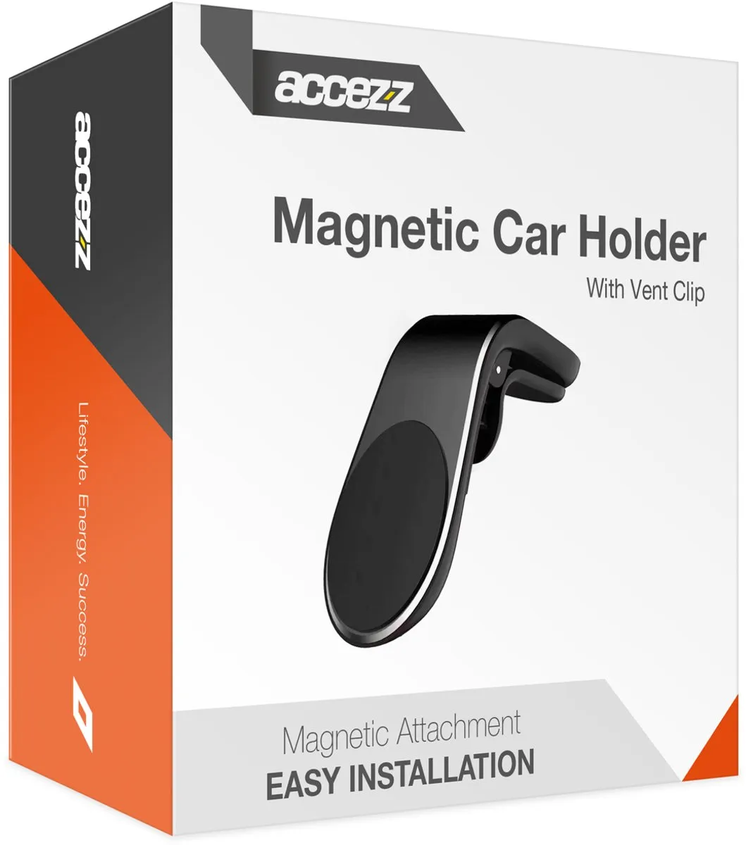 Accezz SH00045445 Magnetische Telefoonhouder Auto - Zwart