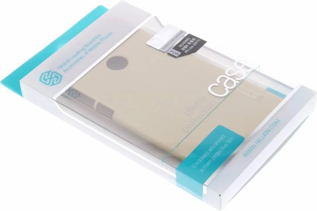 Nillkin Frosted Shield Hoesje Huawei P8 Lite (2017) - P8L1713788202 - Goud - afbeelding 4 van 4