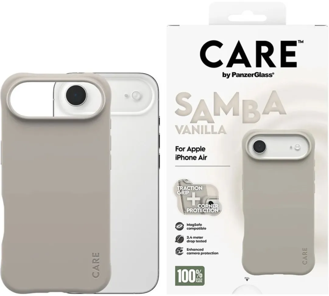 PanzerGlass Hoesje iPhone Air Samba MagSafe - Zwart