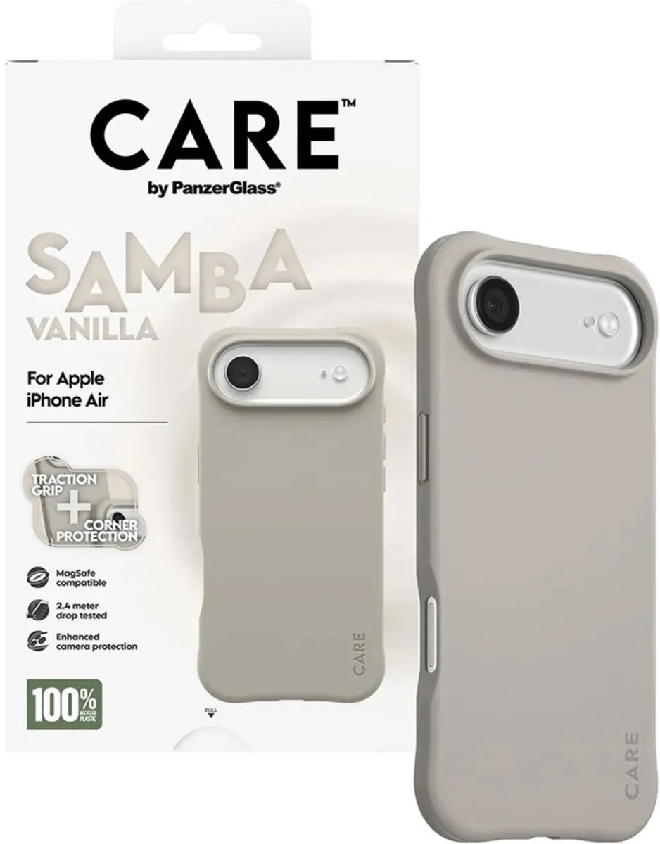 PanzerGlass Hoesje iPhone Air Samba MagSafe - Zwart