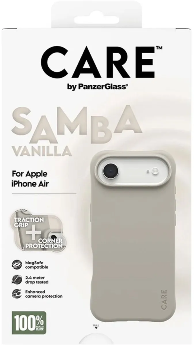 PanzerGlass Hoesje iPhone Air Samba MagSafe - Zwart
