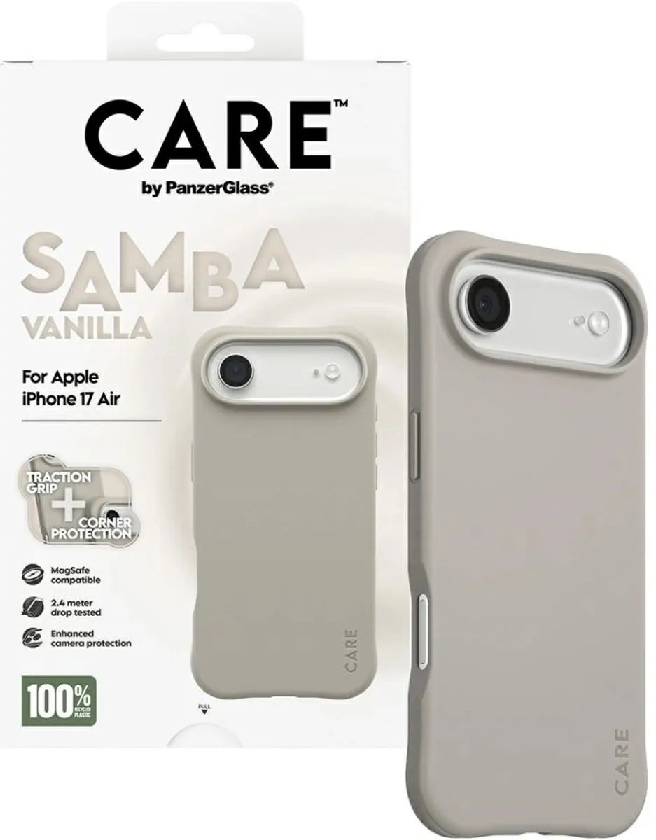 PanzerGlass Hoesje iPhone Air Samba MagSafe - Zwart