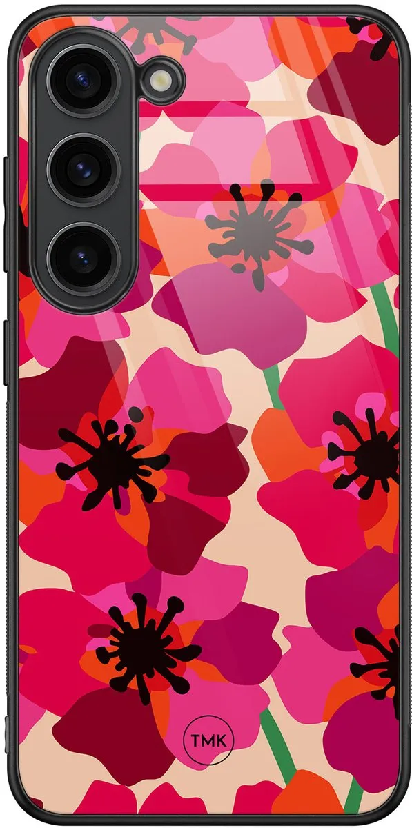 Casevibes Hoesje Samsung Galaxy S23 Pink Floral Bliss