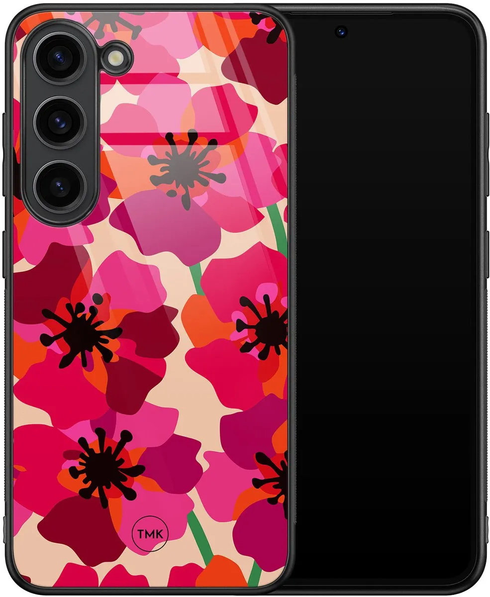 Casevibes Hoesje Samsung Galaxy S23 Pink Floral Bliss - Roze