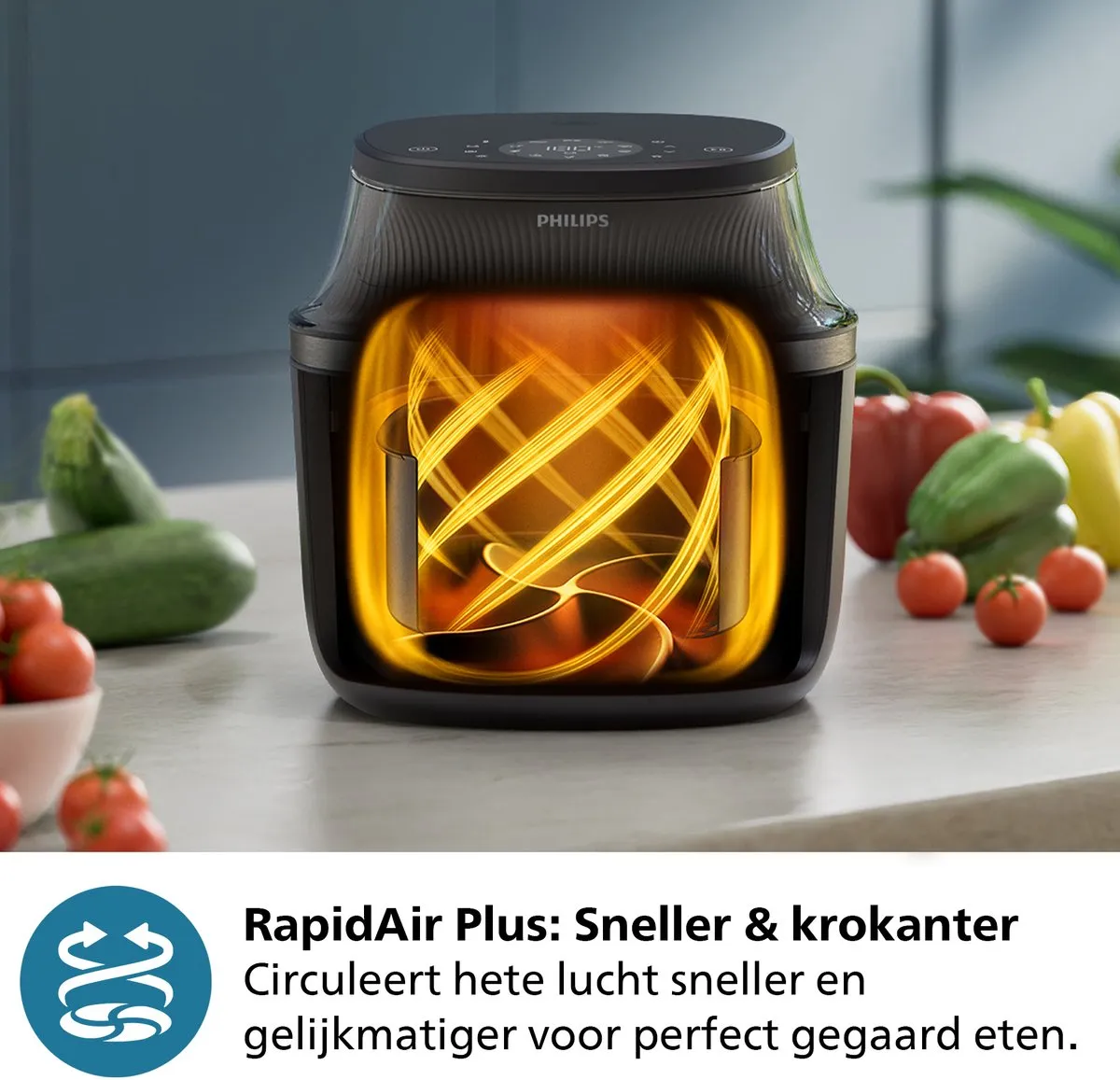 Philips 3000 Series Airfryer NA321/00 - 4.2L - Zwart