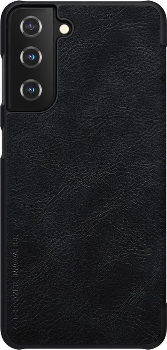 Nillkin Qin Leather Flip Cover S21 Plus - Zwart