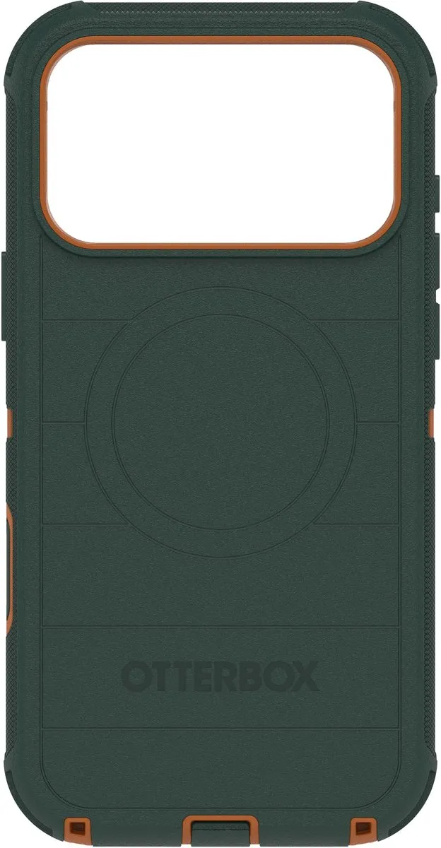 Otterbox Defender Pro - Geschikt voor iPhone 17 Pro Max hoesje - Magsafe Backcover - Groen