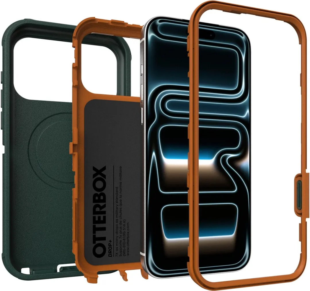 OtterBox Defender Pro 77-98400 iPhone 17 Pro Max Hoesje - Groen - afbeelding 6 van 6
