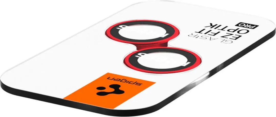 Spigen iPhone 14/14 Plus Camera Lens Glasbeschermer - Rood - 2 Stuks