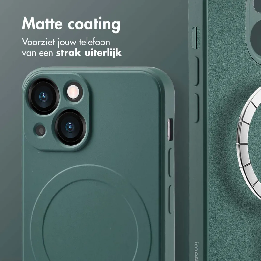 Imoshion Hoesje iPhone 13 Mini - MagSafe Donkergroen