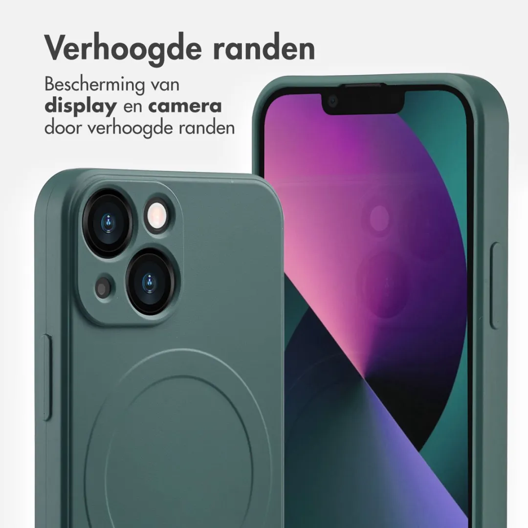 Imoshion Hoesje iPhone 13 Mini - MagSafe Donkergroen