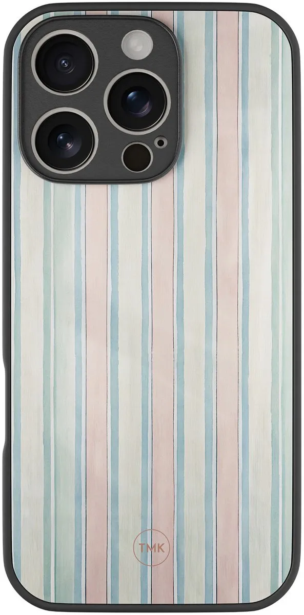 Casevibes iPhone 16 Pro Hoesje Pastel Strepen
