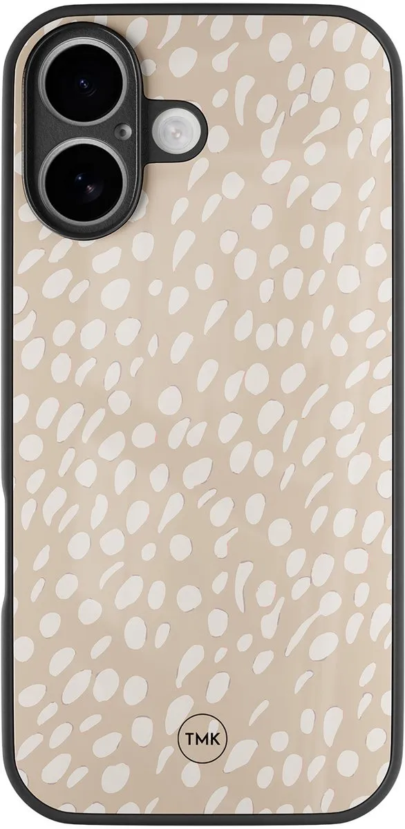 Casevibes iPhone 17 Hoesje Sand Dots Beige