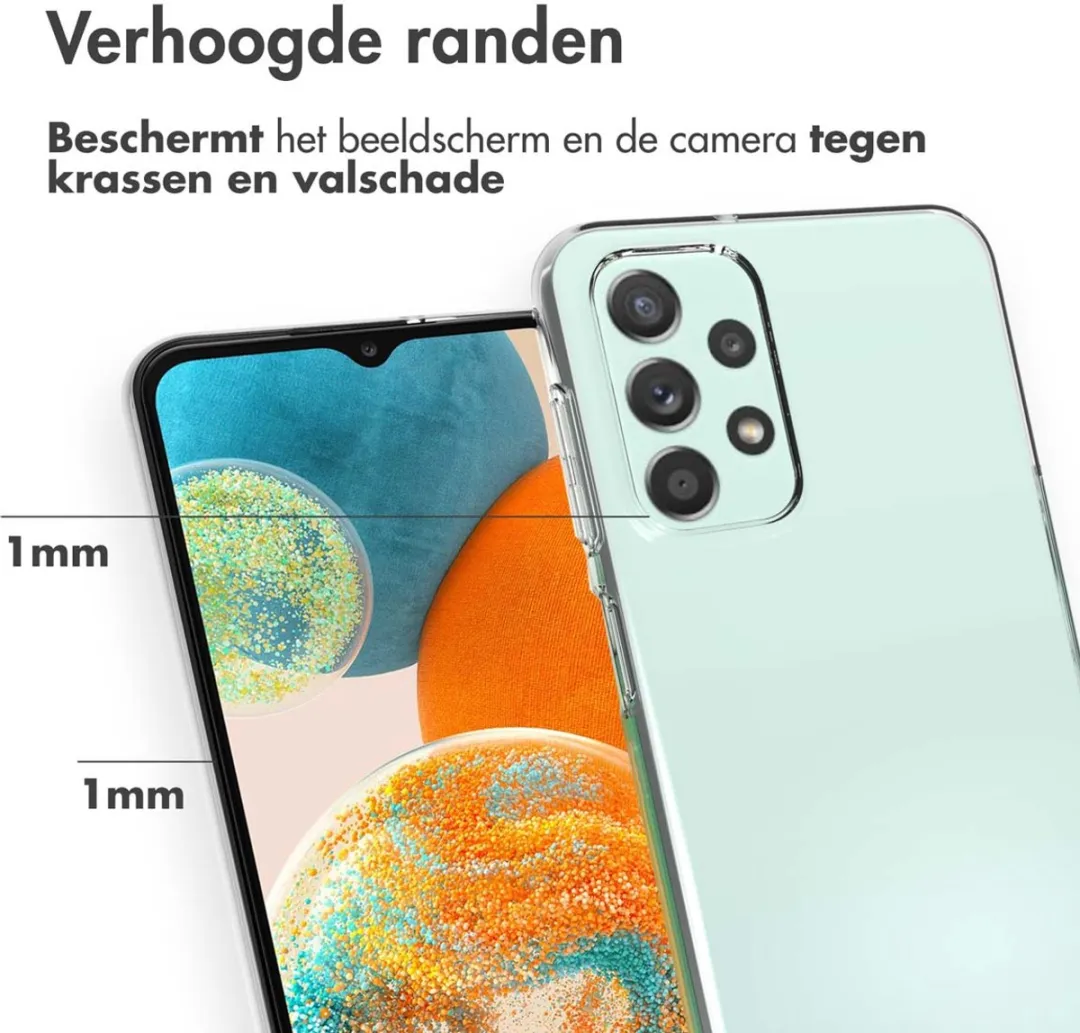 Accezz Hoesje Samsung Galaxy A23 - Transparant