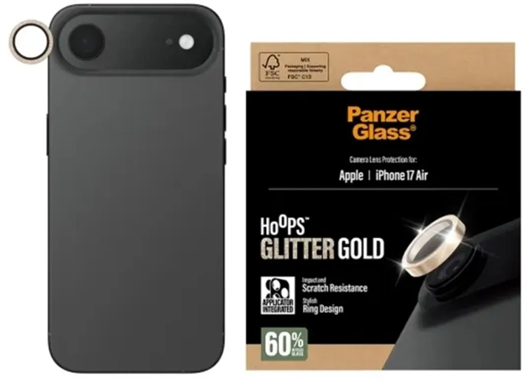 PanzerGlass PG80531 Camera Protector - iPhone Air Glitter Goud