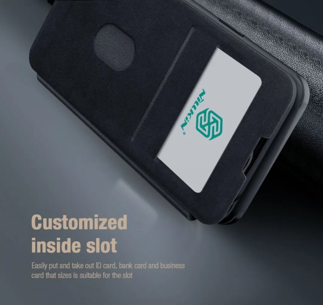 Nillkin Qin Pro Hoesje iPhone 14 - Groen