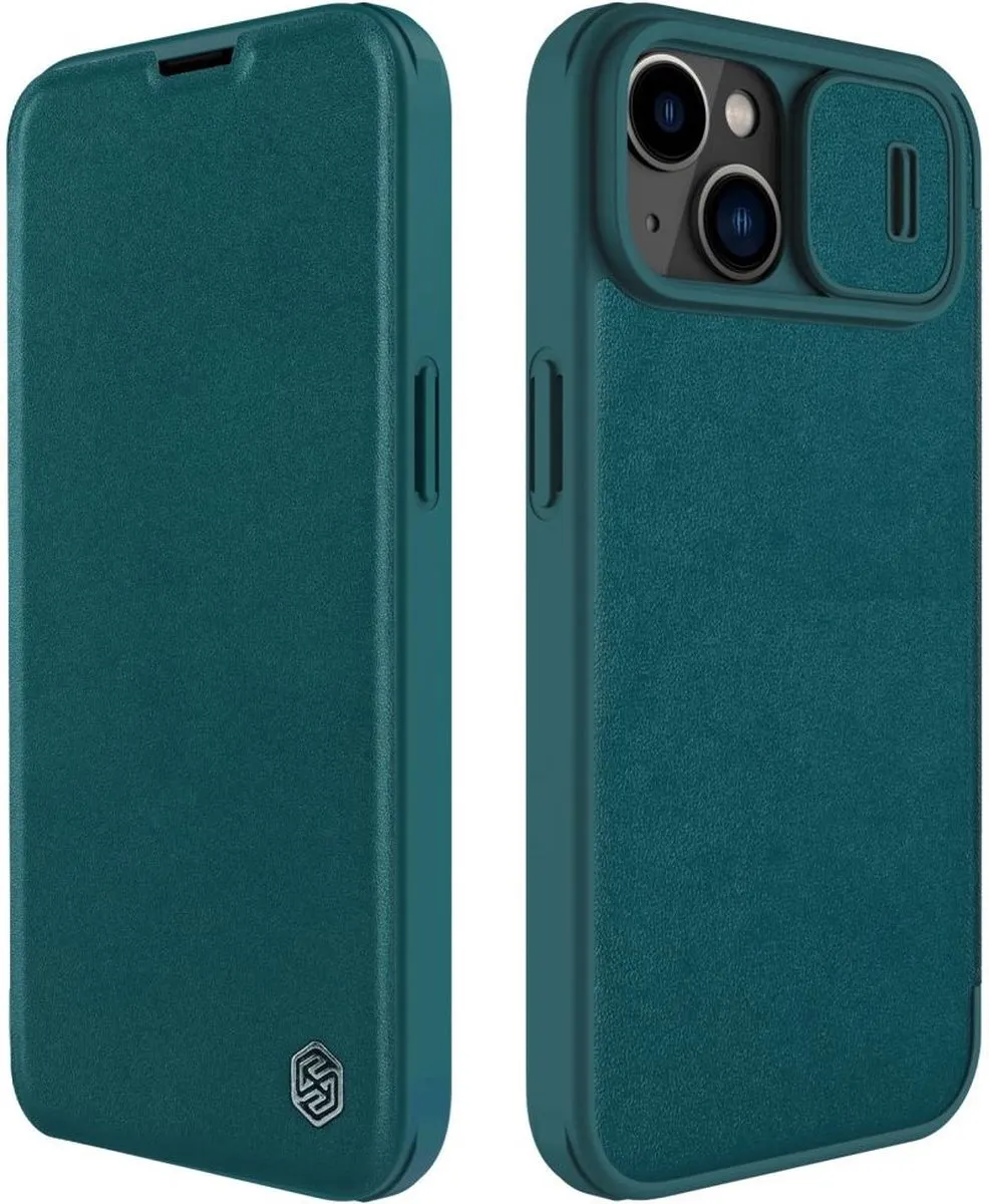 Nillkin Qin Pro Hoesje iPhone 14 - Groen