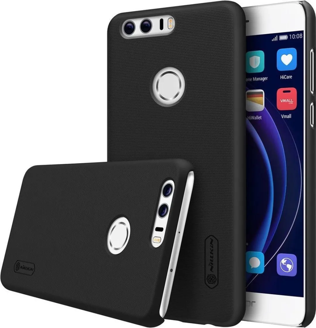 Nillkin Honor 8 Frosted Shield Hoesje - Zwart - afbeelding 6 van 6