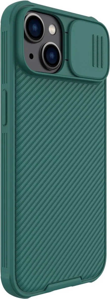 Nillkin CamShield Pro iPhone 14 Plus Hoesje - Groen - afbeelding 5 van 6
