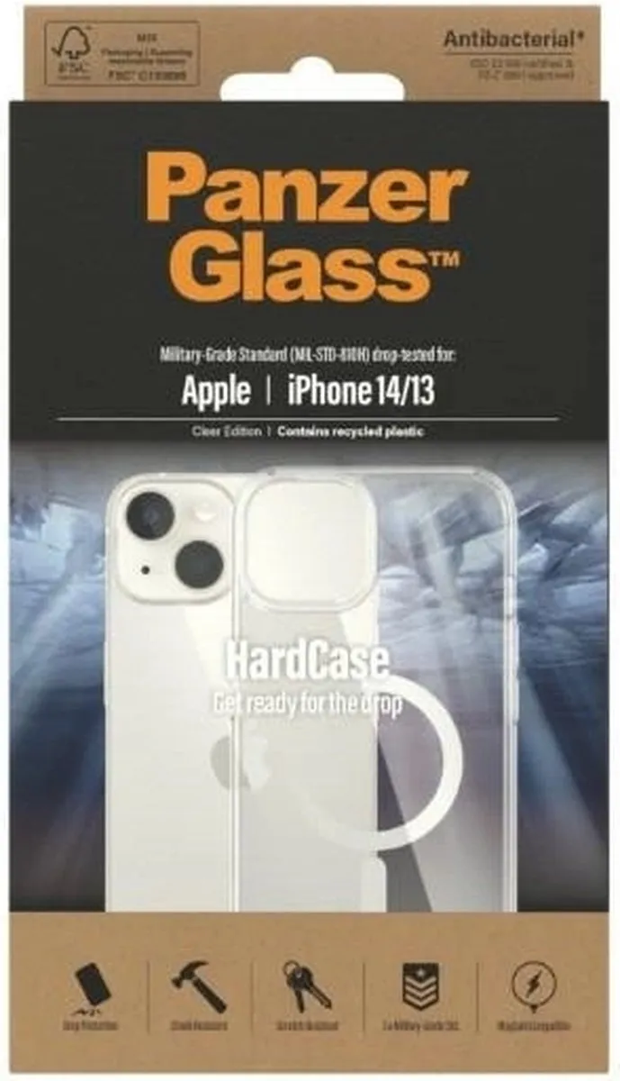 PanzerGlass iPhone 14/13 MagSafe HardCase - Transparant