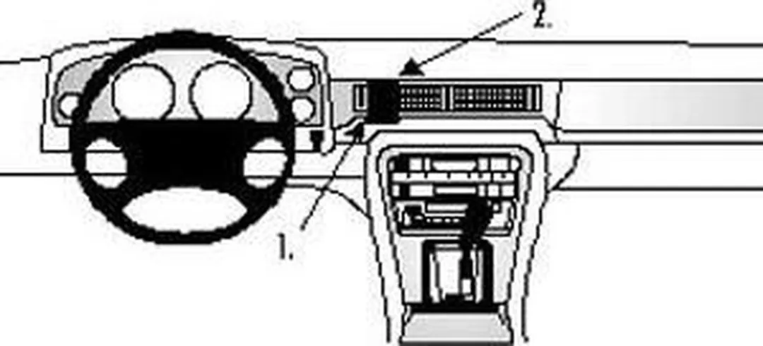Brodit ProClip Jaguar XJ6 851575 Center Mount