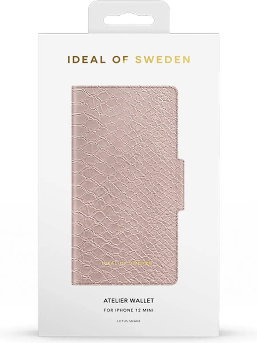 iDeal of Sweden Atelier Wallet iPhone 12 Mini IDAW-I2054-234 - 3 Pasjes - Lotus Snake - afbeelding 3 van 4