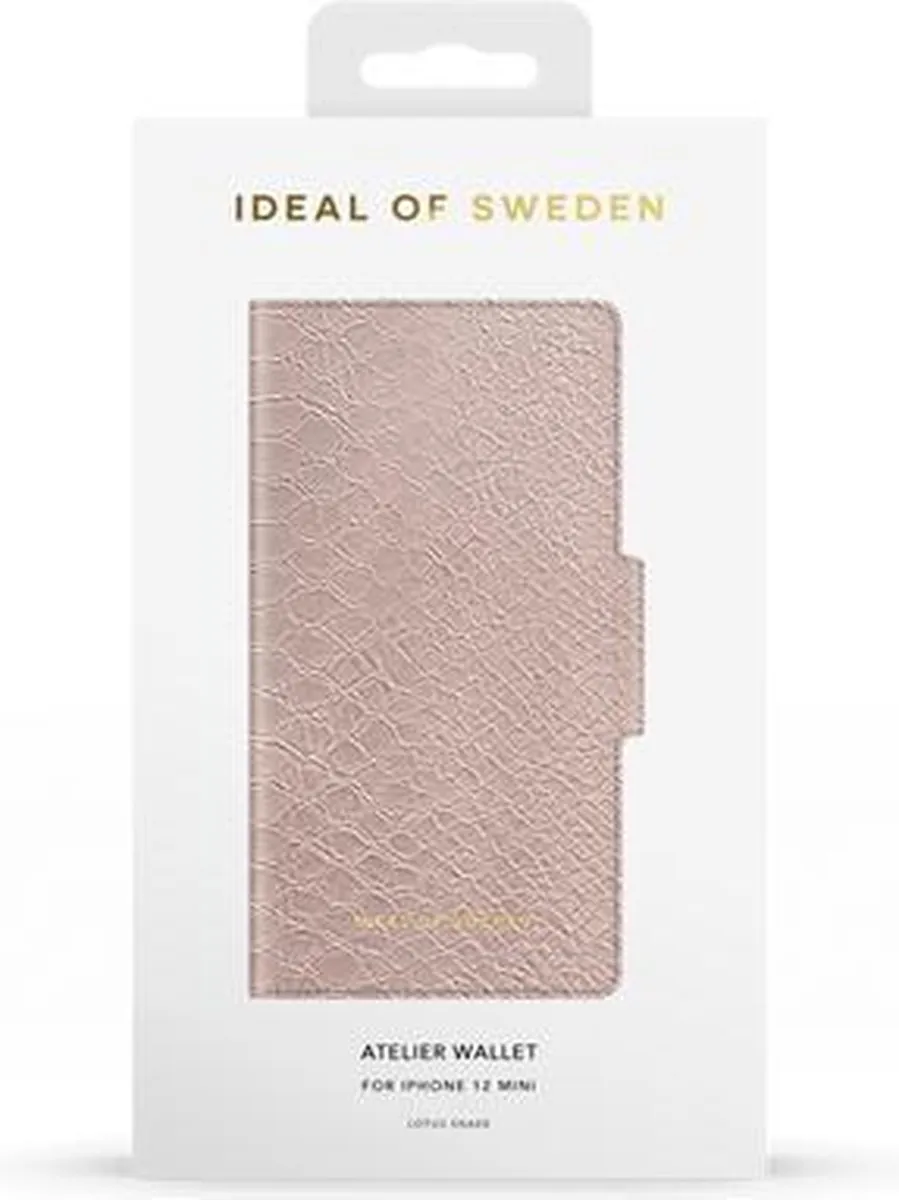 iDeal of Sweden Atelier Wallet iPhone 12 Mini IDAW-I2054-234 - 3 Pasjes - Lotus Snake - afbeelding 4 van 4